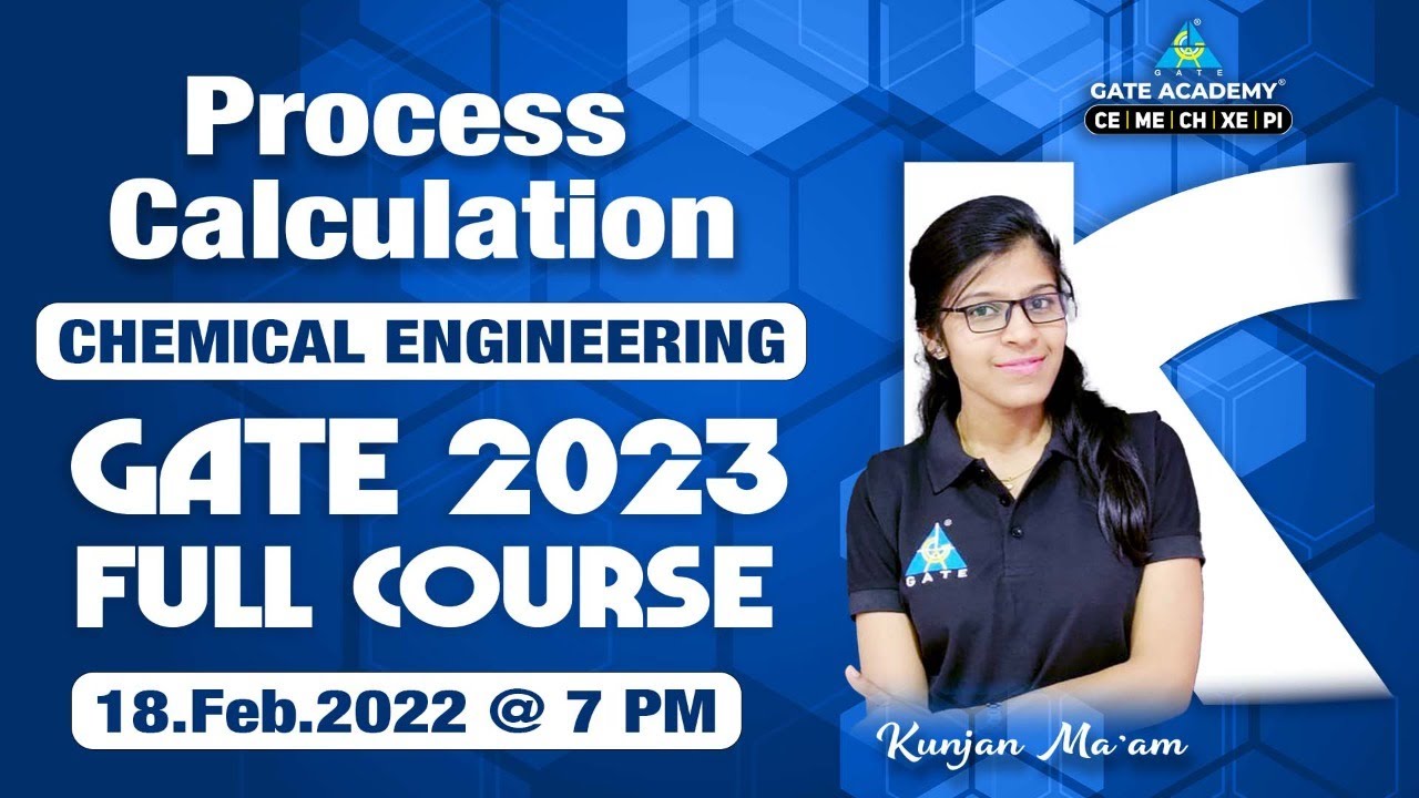 Lect 01 l Chemical Engineering l Basics of Process Calculation