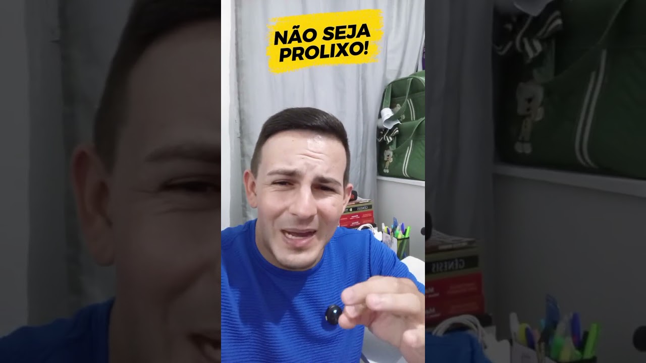 N&Atilde;O SEJA PROLIXO NA PR&Eacute;DICA 🔥📖