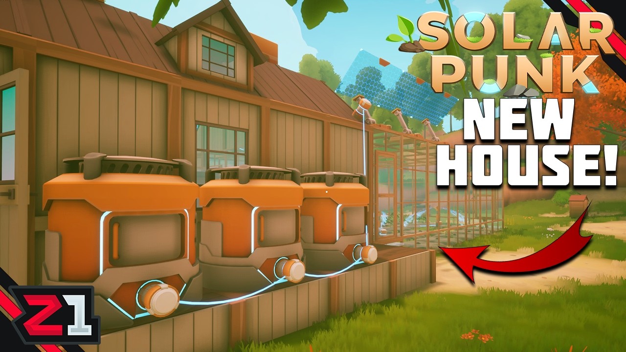 AUTOMATION And Building A New House And Green House! Solarpunk [E5]