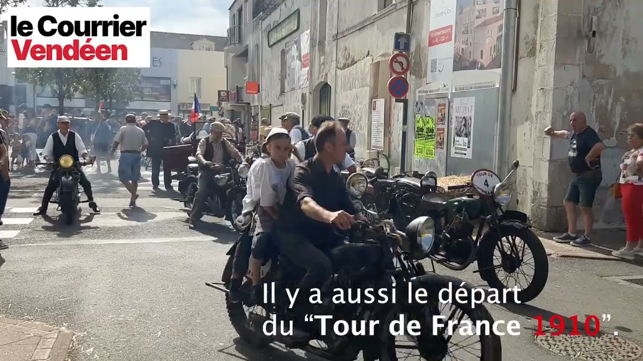Inauguration de la Foire à l'ancienne de Challans, jeudi 28 juillet 2022