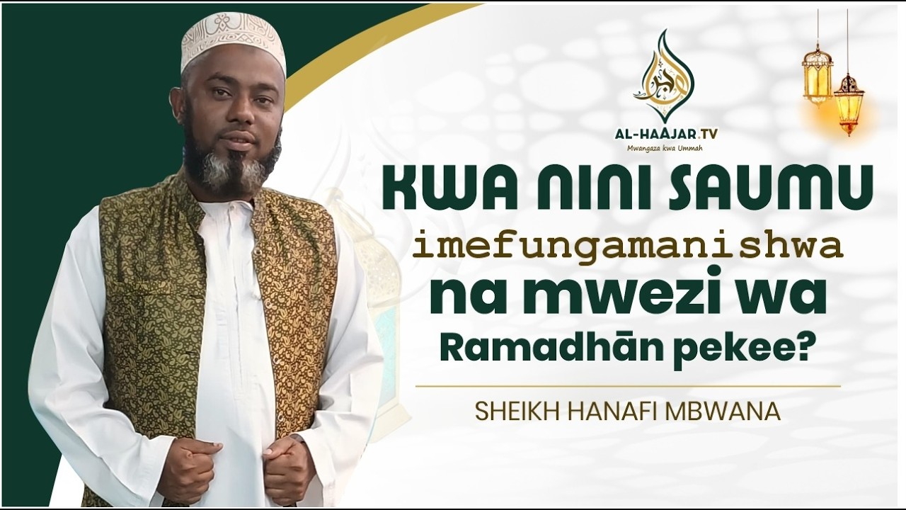 📺🔴#LIVE : JAMVI LA MASHEIKH || MAMBO MATATU YANAYOZIDISHA IMANI || SHK. HANAFI MBWANA || pt. 2