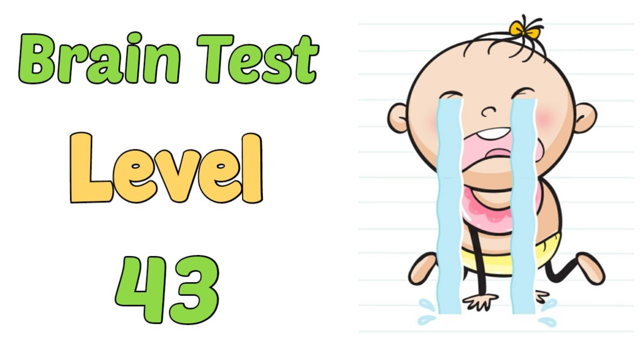 Brain Test Level 43 Stop Baby Crying Walkthrough Solution