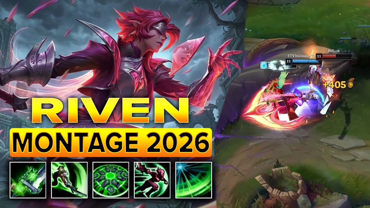 Riven Montage 2026 - High Elo Riven Best Plays Season 16