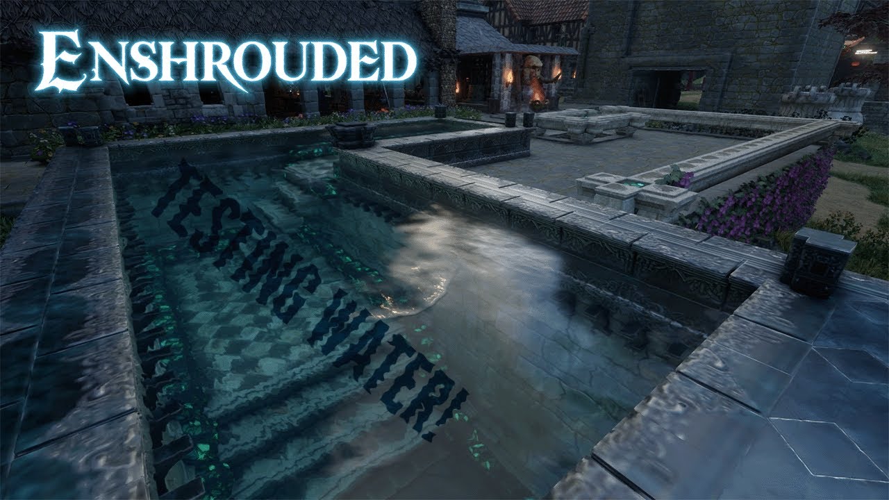 Pools and Falls! Testing the WATER UPDATE in Enshrouded
