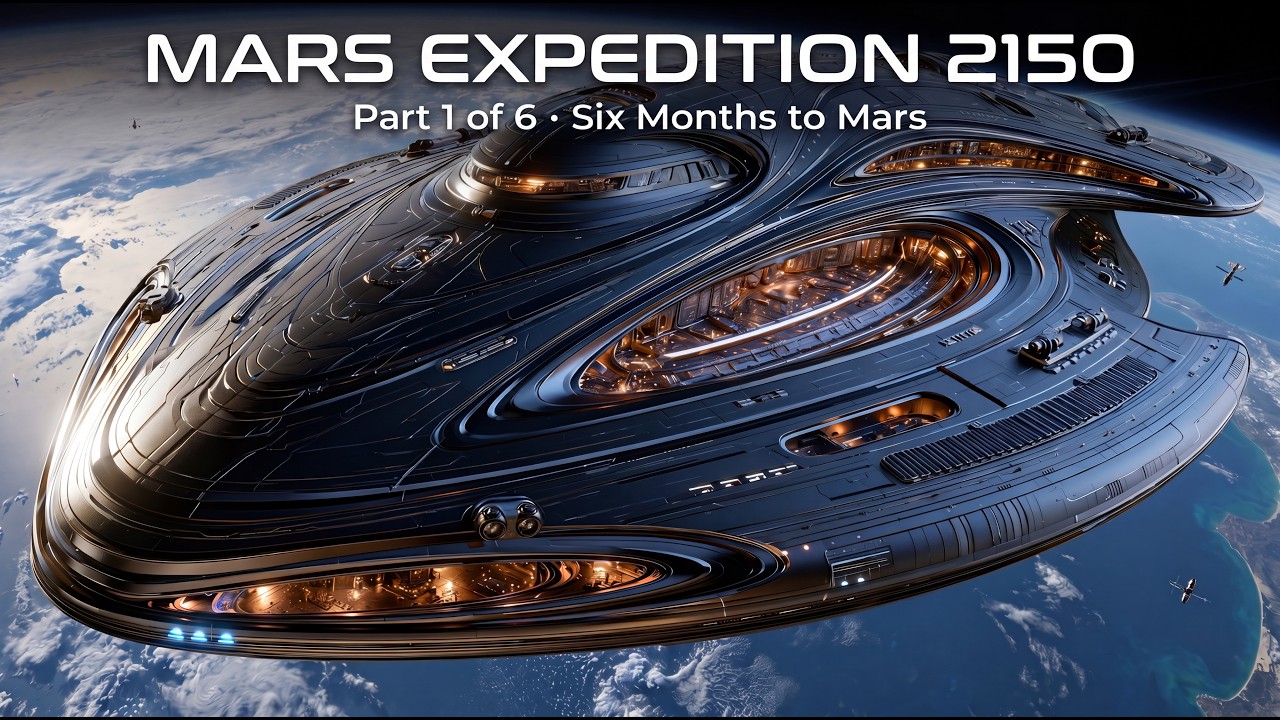 Six Months to Mars | Life Aboard a Spaceship in 2150 | Cinematic Sci-Fi Ambient Journey 4K