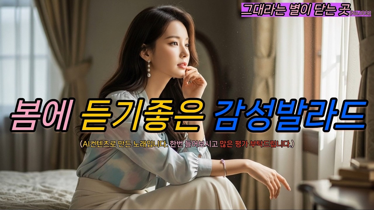 봄에 듣기 좋은 감성발라드(s009) - 그대라는 별이 닫는 곳 #발라드 #봄