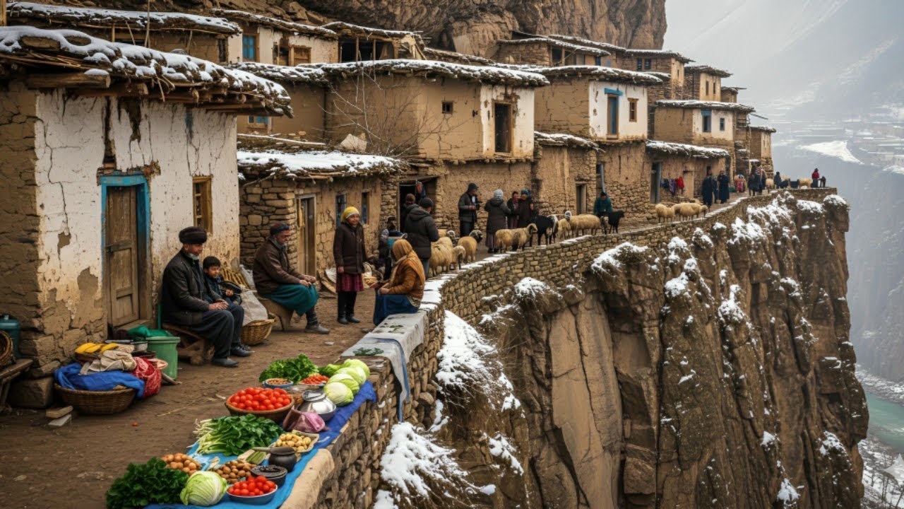 Remote Nepali mountains village life | traditional village with beautiful nature | 