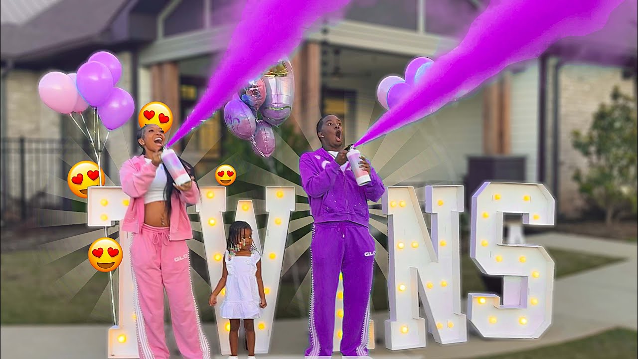 OUR OFFICIAL TWIN GENDER REVEAL !!!!!