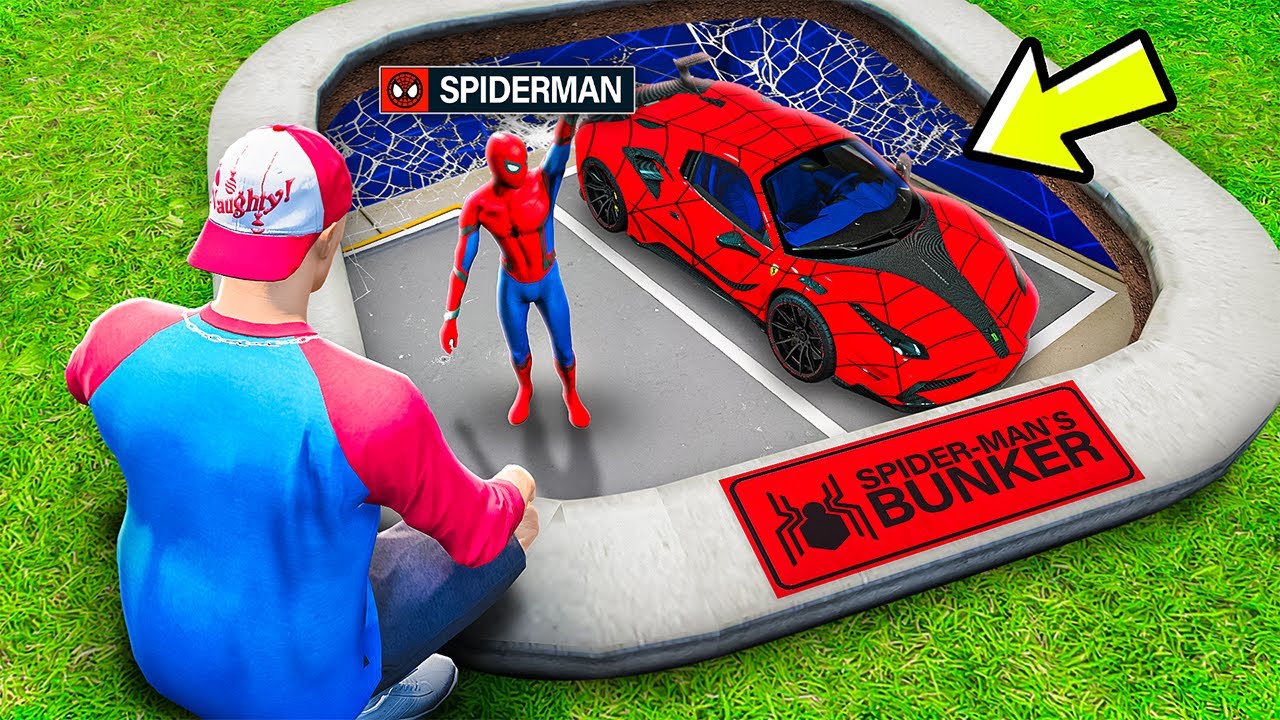 Ich FINDE den GEHEIMEN SPIDERMAN BUNKER in GTA 5!