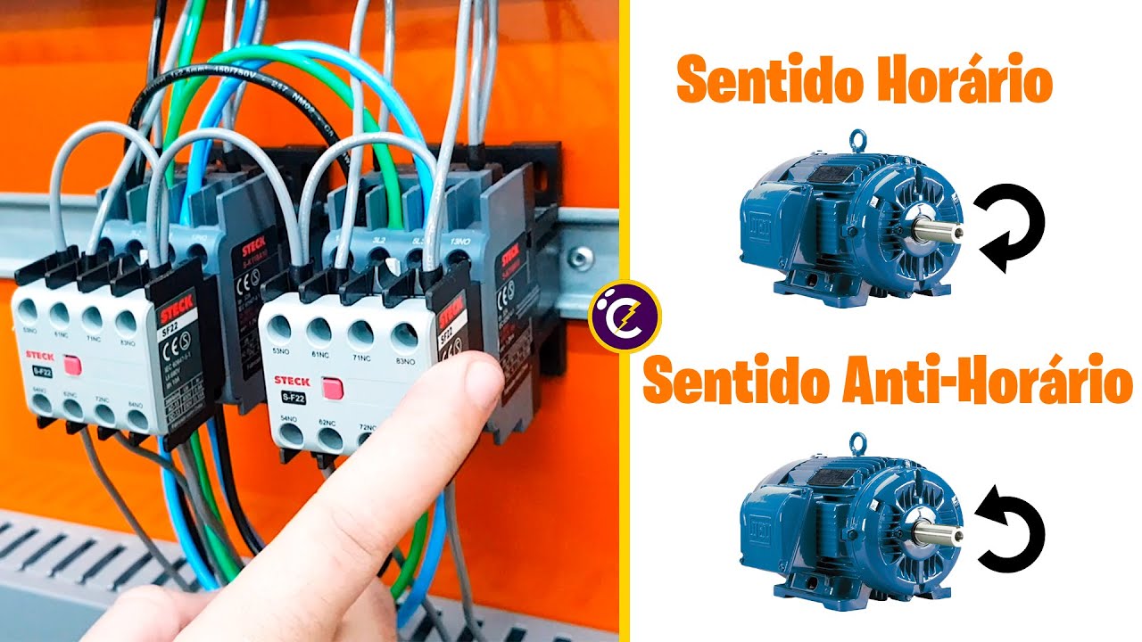 Partida Direta com Reversão - AULA COMPLETA, TEORIA + PRÁTICA