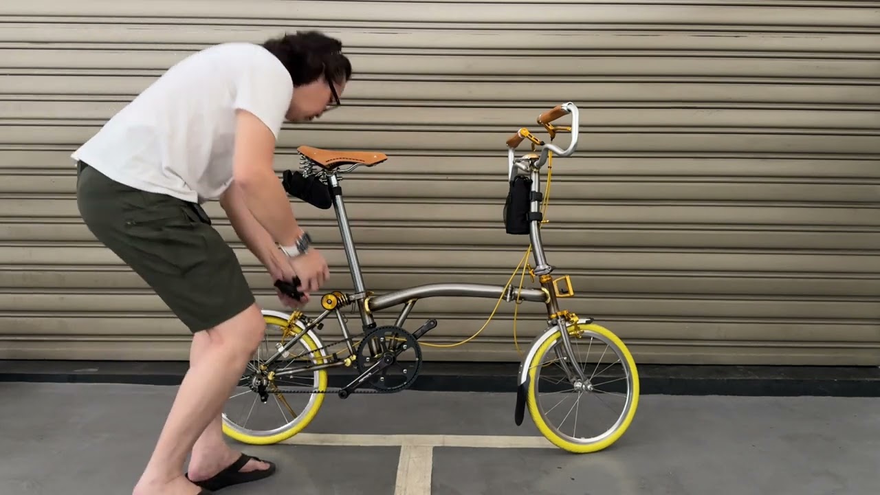 Introducing our all new improved single speed belt drive trifold bike TUB 3F1S004 Version 2