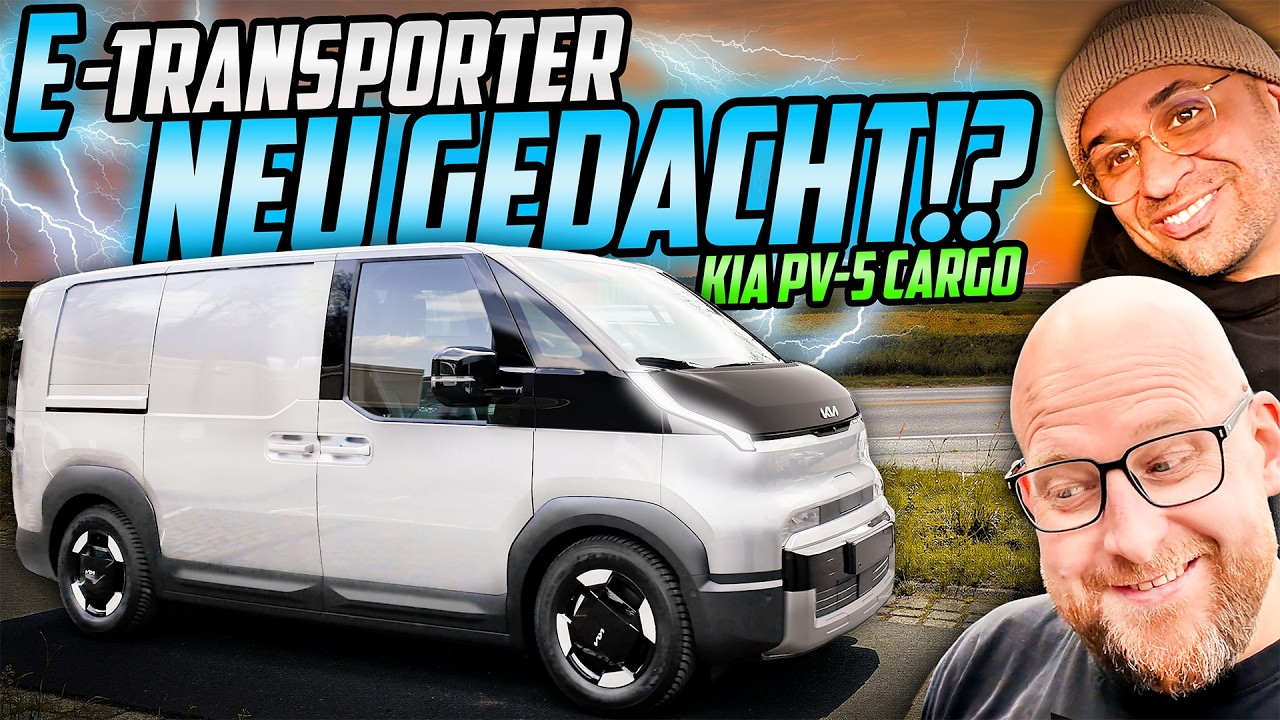 ELEKTRO TRANSPORTER der ZUKUNFT!? - Kia PV-5 Cargo - PROBEFAHRT und BELADUNGSTEST!