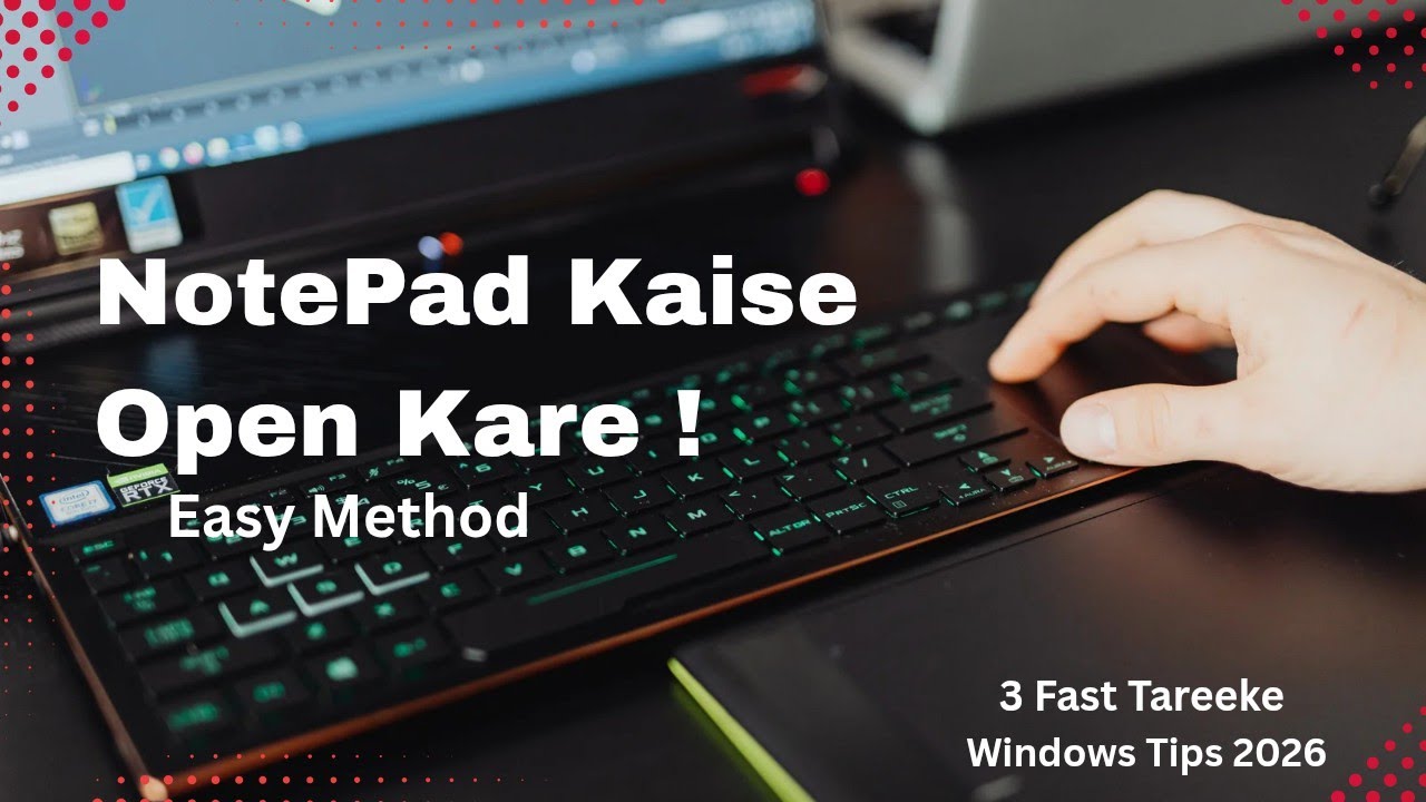 How to Open Notepad in Windows 10/11 | Notepad Kaise Khole? (3 Fast Ways) #yt shorts #windows