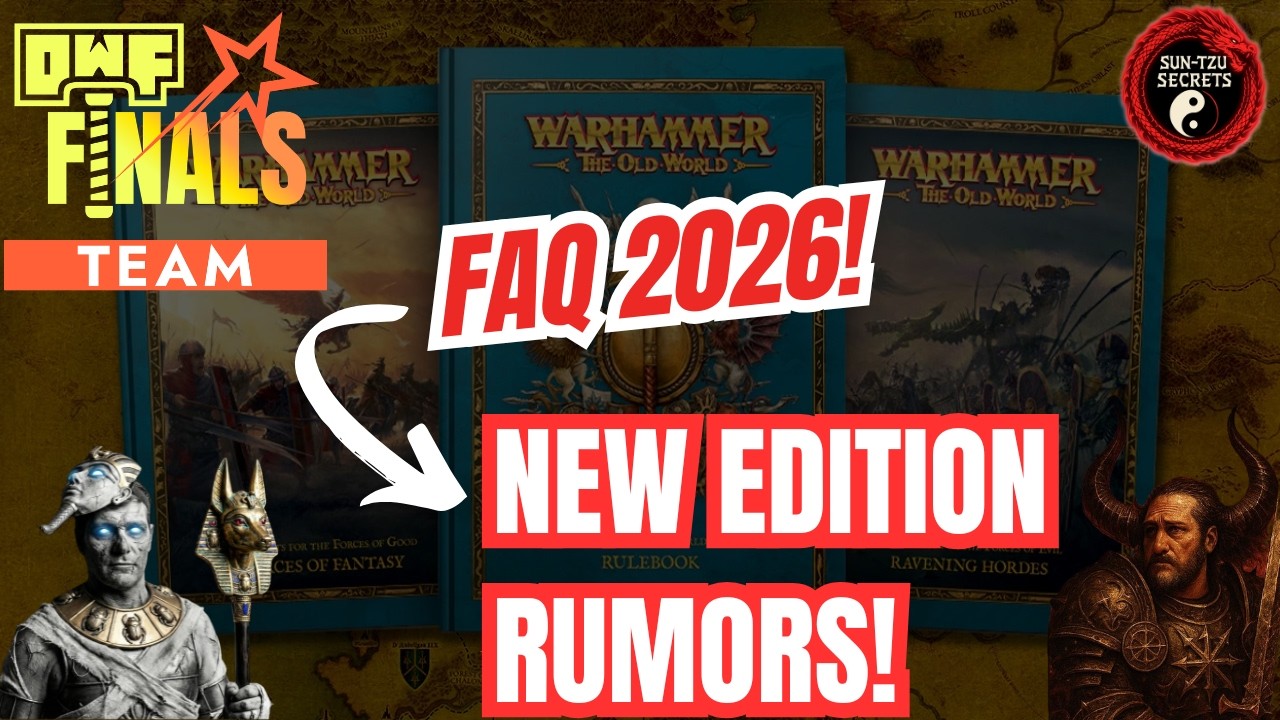 Warhammer The Old World: GW FAQs & Rumors Nuova Edizione | Nazionale a Squadre!!!