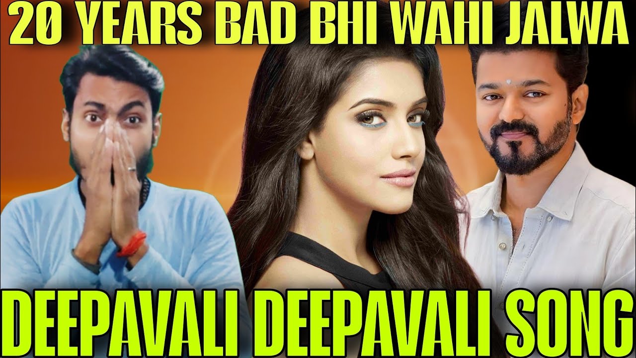 Deepavali Deepavali Song Reaction | Thalapathy Vijay | Sivakasi Movie | Vijay Retro Song Reaction
