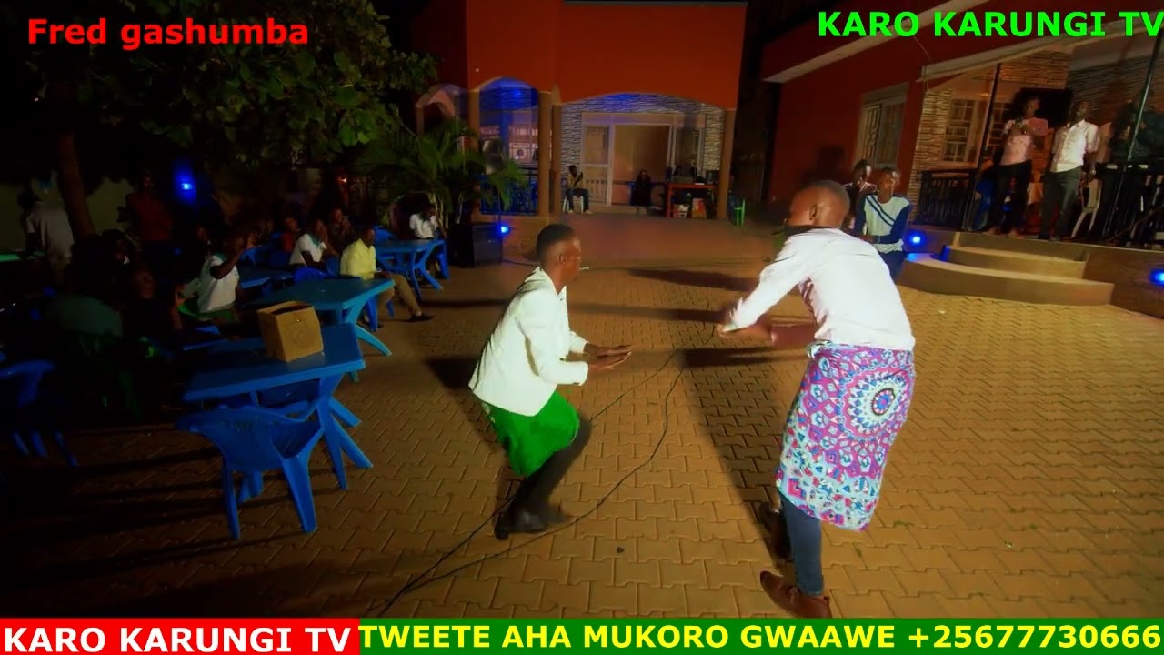Yaratsinze Igishakamba Fred Gashumba perfoming live on stage