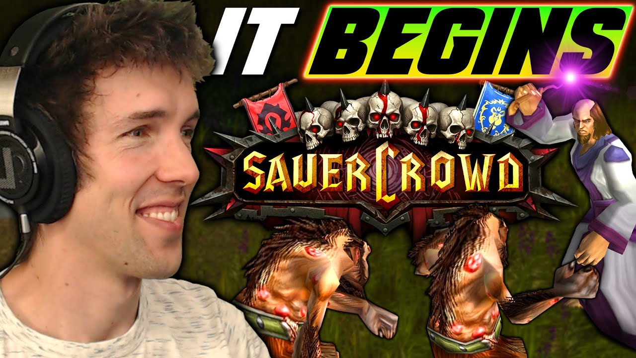 My first time as Alliance in HARDCORE WoW with SAUERCROWD
