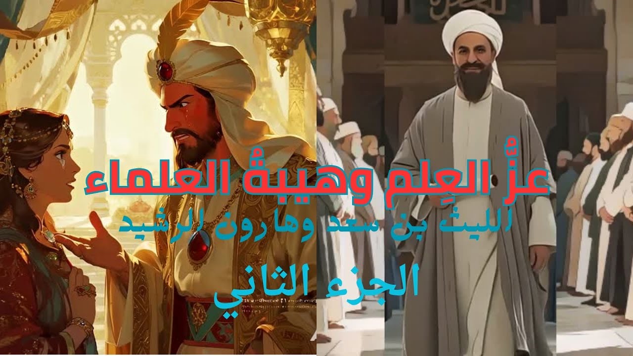 عز العلم وهيبة العلماء ـ الليث بن سعد وهارون الرشيد ـ الجزء الثاني
