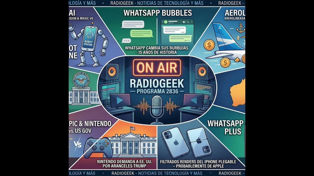 Radiogeek 2836 - El responsable de hardware robótico de OpenAI dimite tras el acuerdo con el Depa...