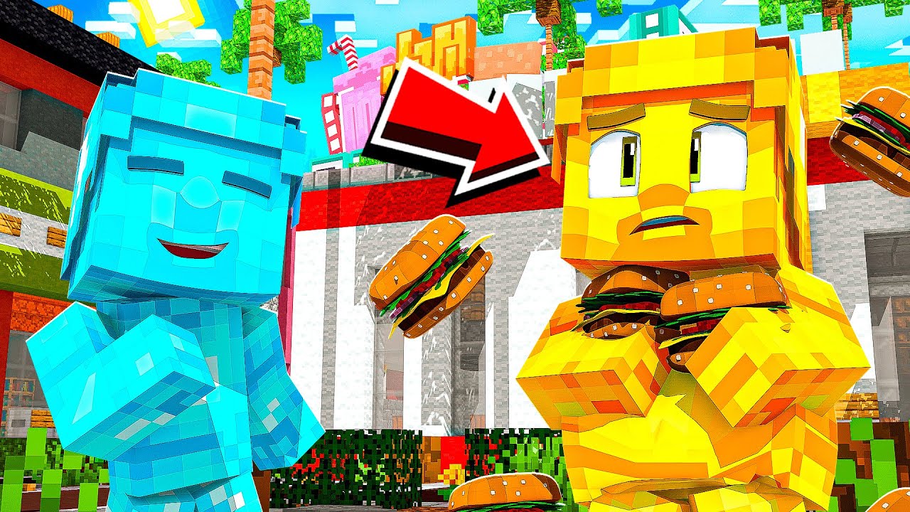 فلم ماين كرافت : ولد القولد السمين؟!! 😨🔥🍔