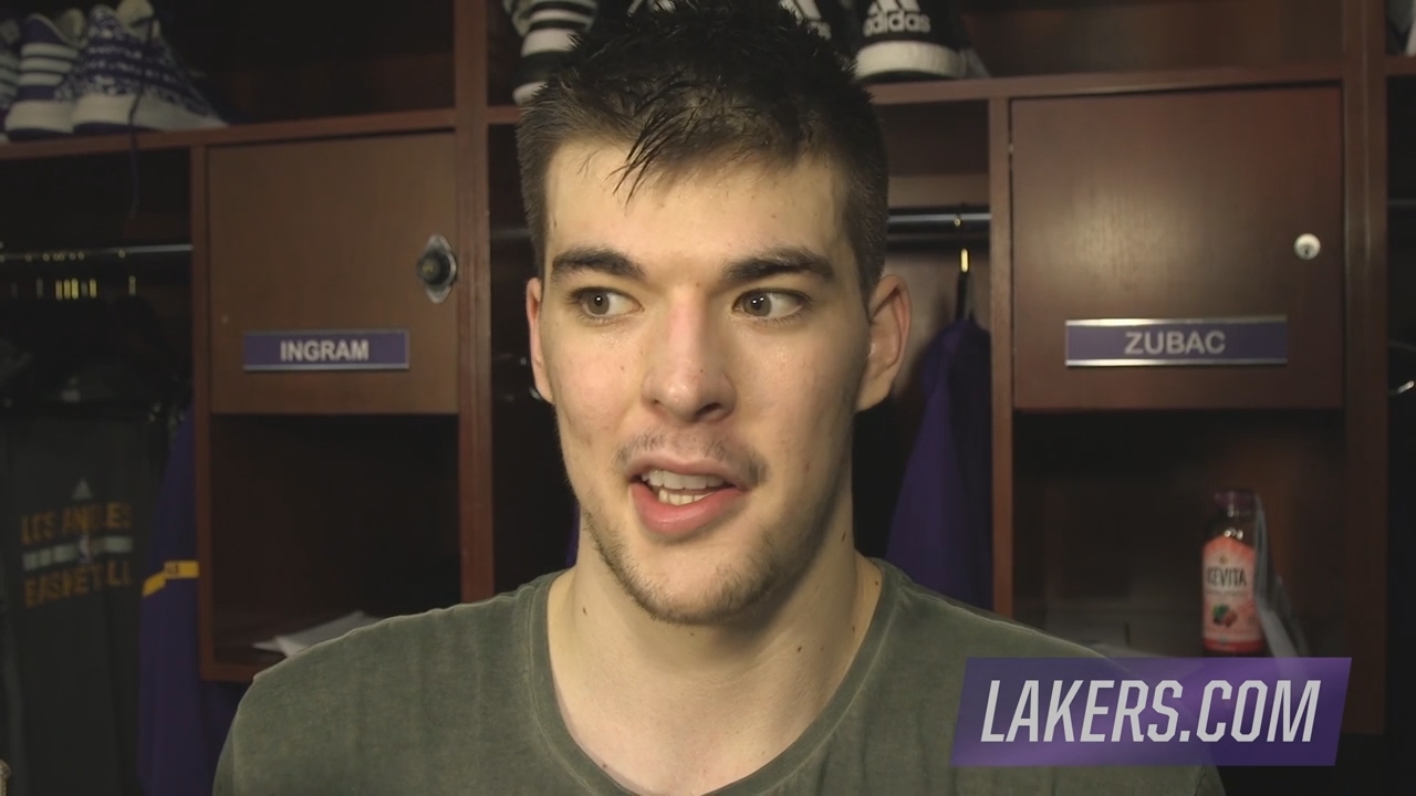 Ivica Zubac Postgame Interview | Nuggets vs Lakers | January 31, 2017 | 2016-17 NBA Season