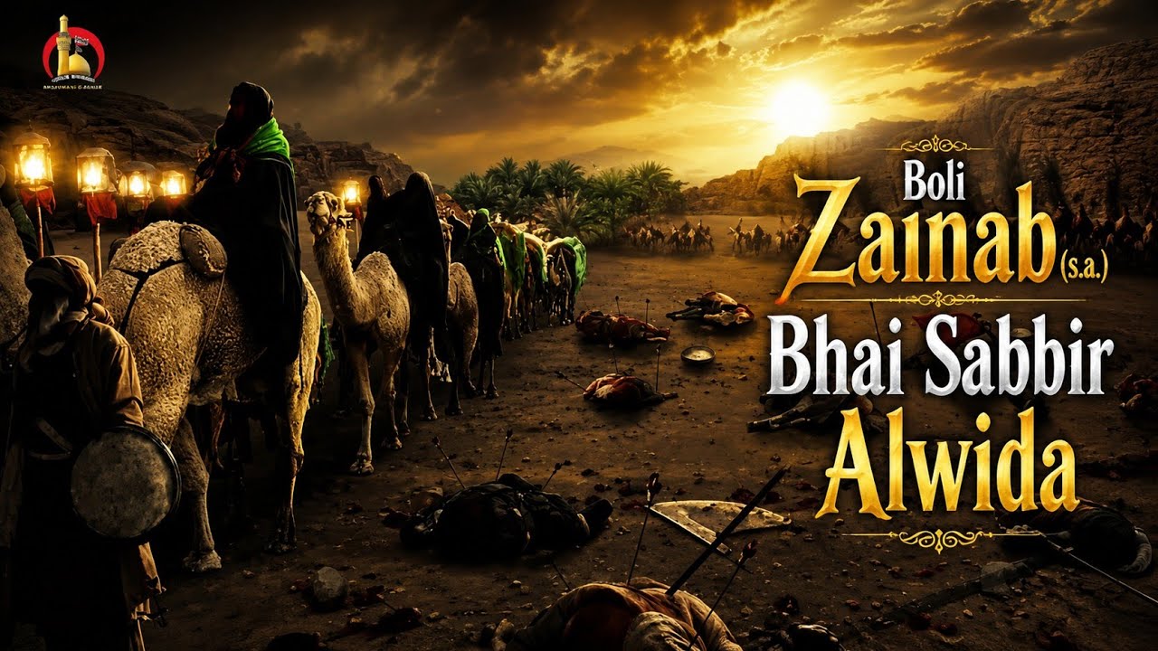 બોલી ઝયનબ ભાઈ શબ્બીર અલવીદા,|| Boli Zainab Bhai Sabbir Alwida (Gujarati Noha)
