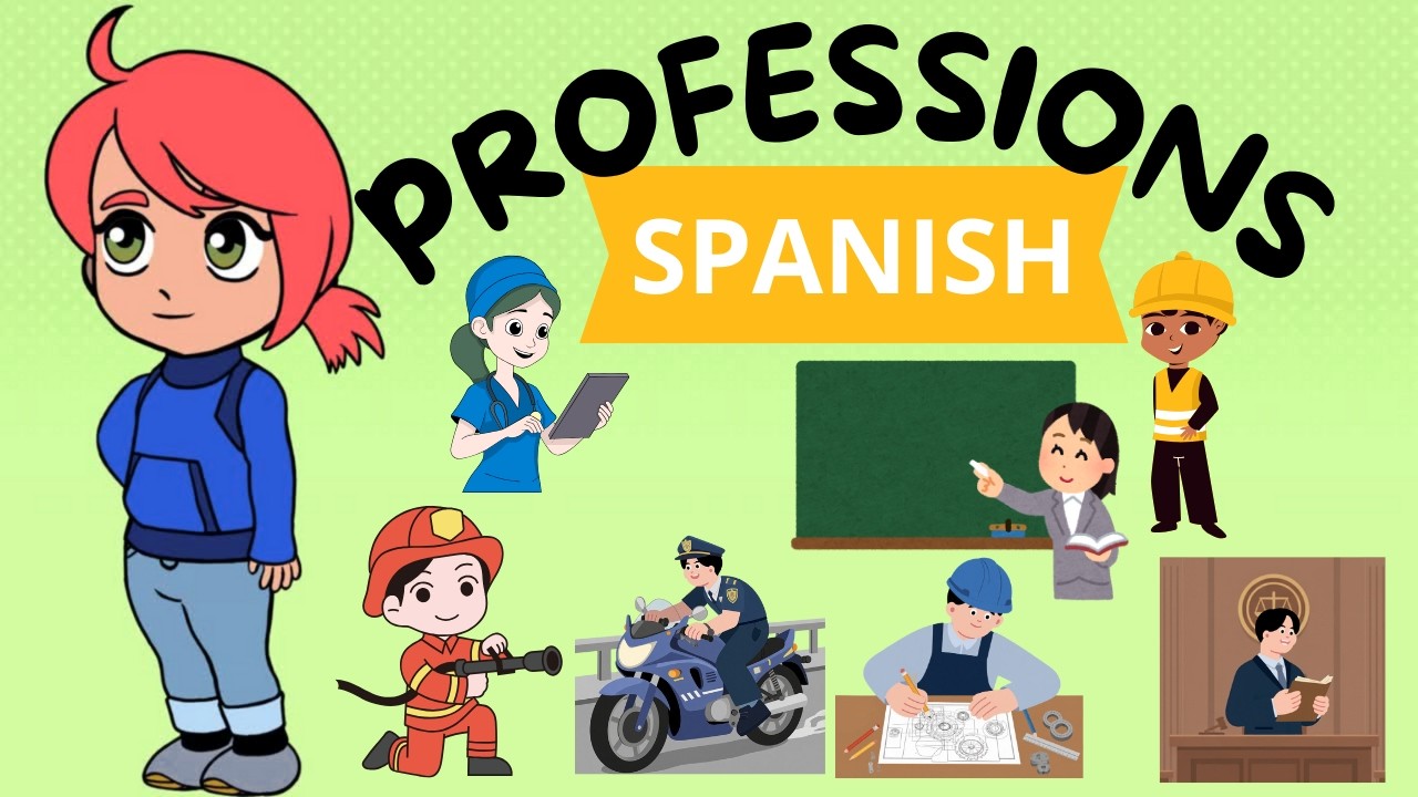 Professions in Spanish for children