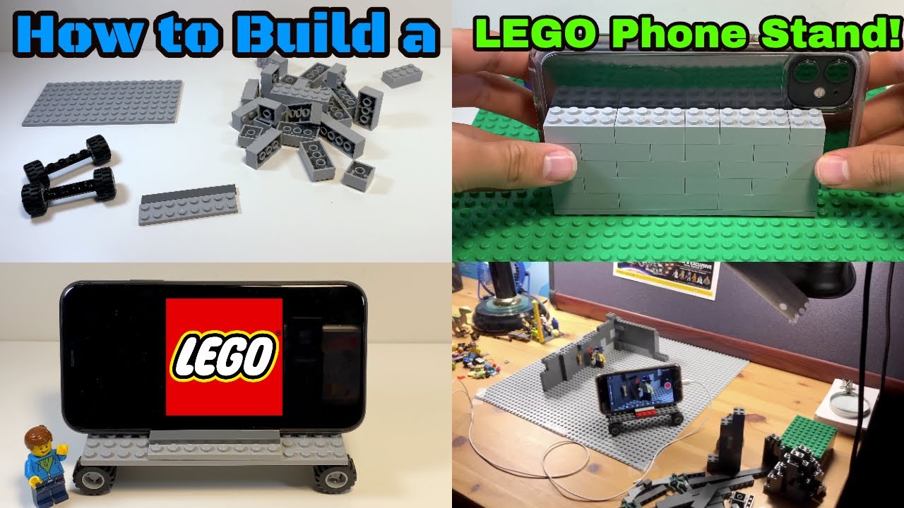Как сделать подставку для телефона из LEGO Stopmotion! (ЛЕГКО)