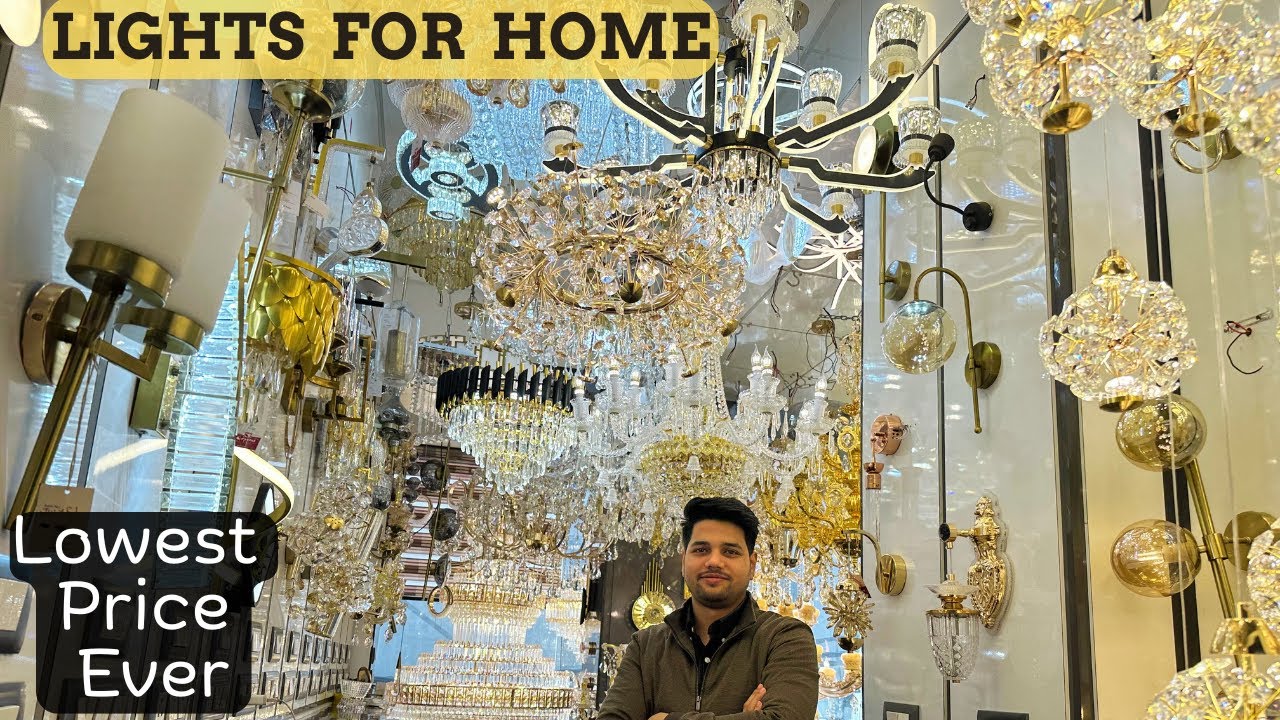 Wall Lights and Chandeliers at Lowest Price From Biggest Importer & Manufacturer in Bhagirath Palace