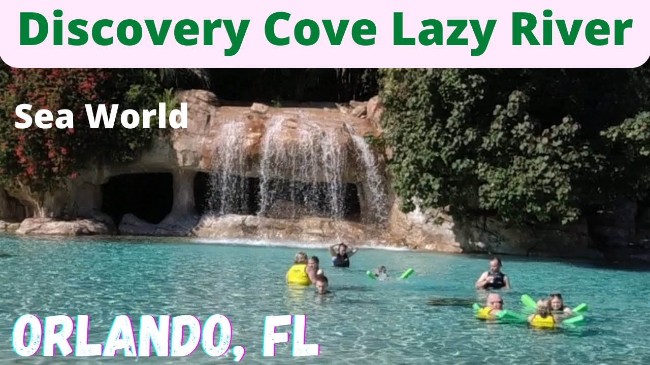 Discovery Cove Lazy River - waterfalls, caves - Ride with us