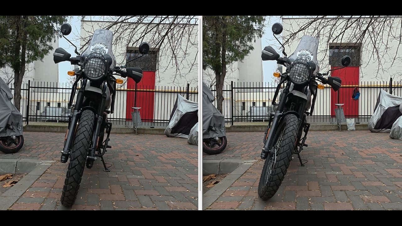 Montare cric lateral scurt pe un Royal Enfield Himalayan 411 Euro 5