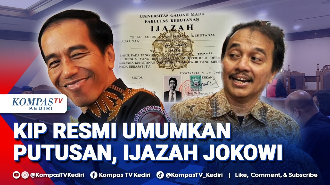 BREAKING NEWS: Putusan Sidang KIP soal Ijazah Jokowi Resmi Diumumkan