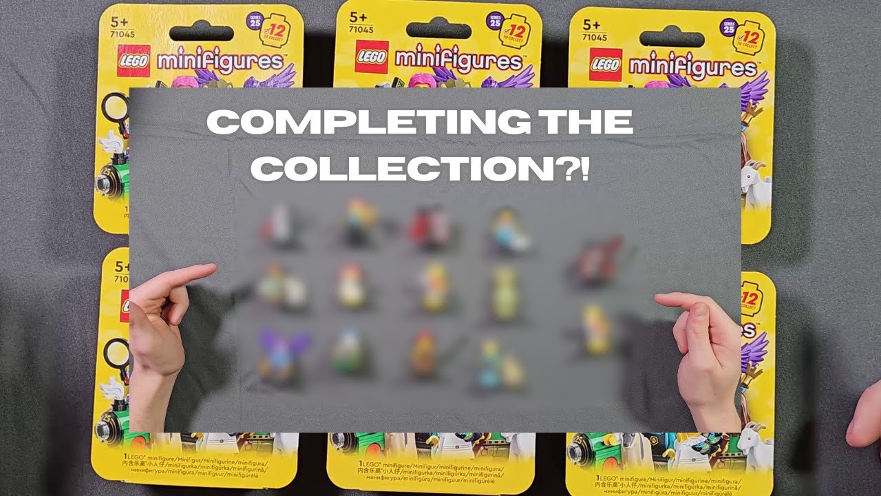 Completing my Lego minifigure collection! ASMR (series 25)