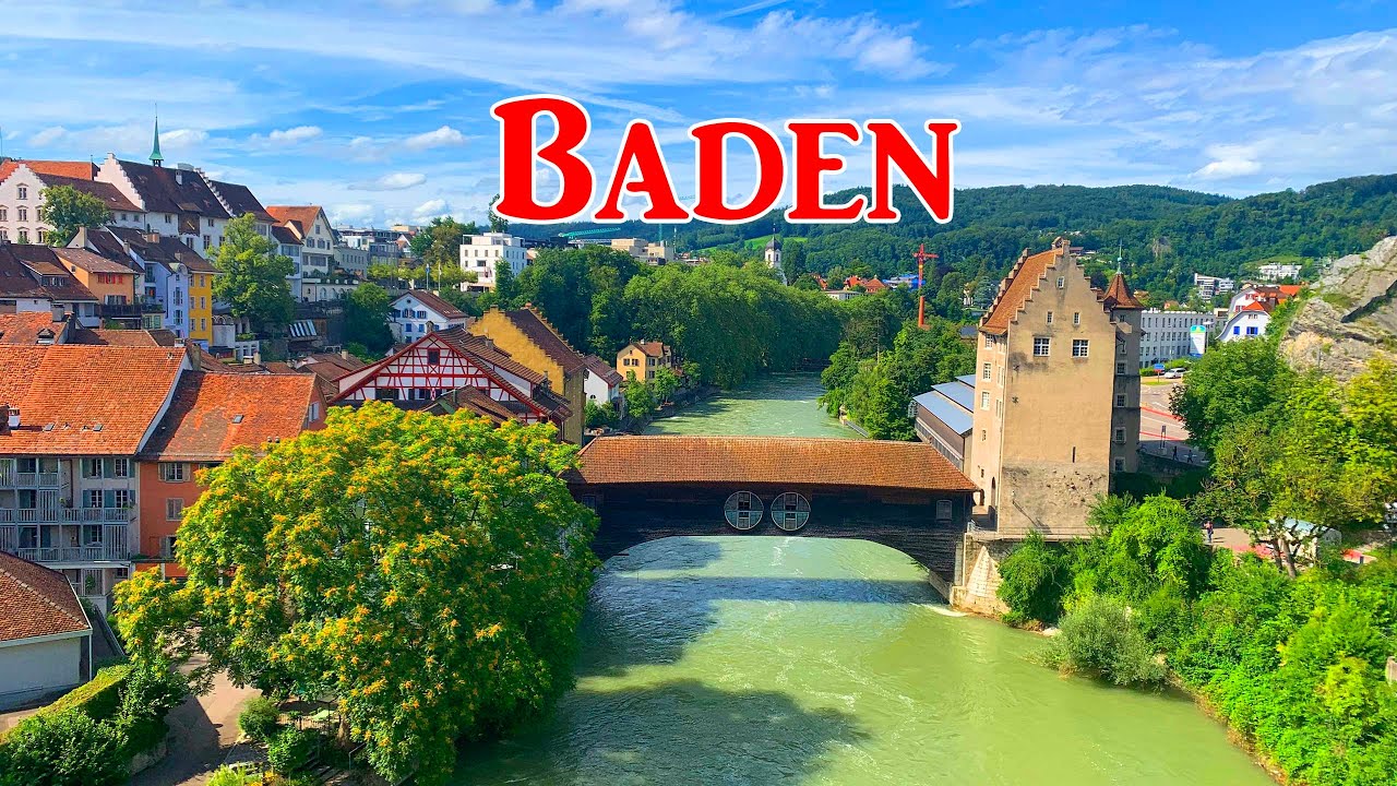 🇨🇭 Baden, Switzerland | Viral Walking Tour with Tuna Karabakan in Baden
