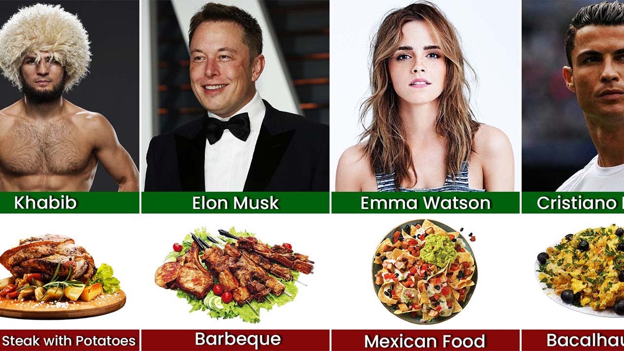The Favorite Food of Celebrities
