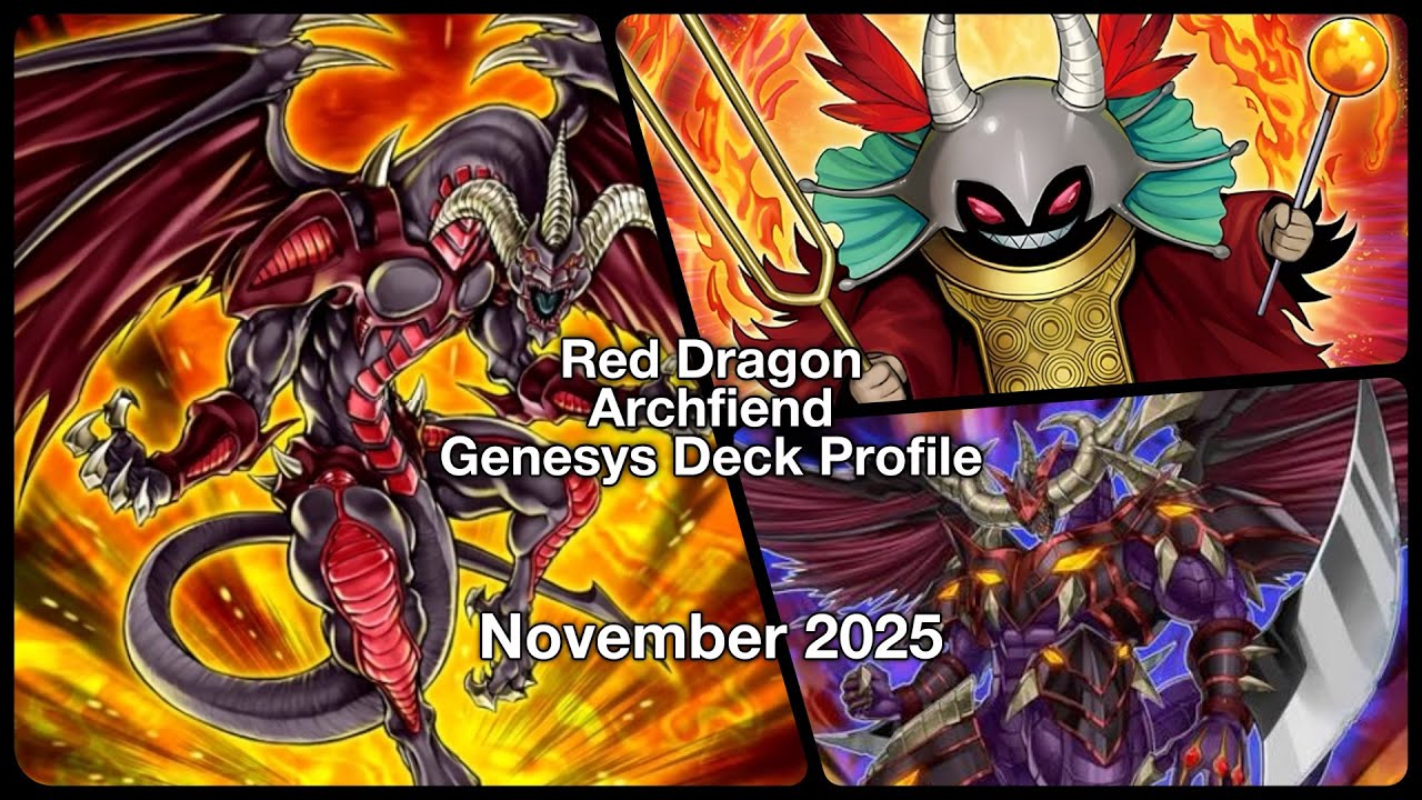 Red Dragon Archfiend Genesys Deck Profile - November 2025 - Yu-Gi-Oh! TCG Genesys