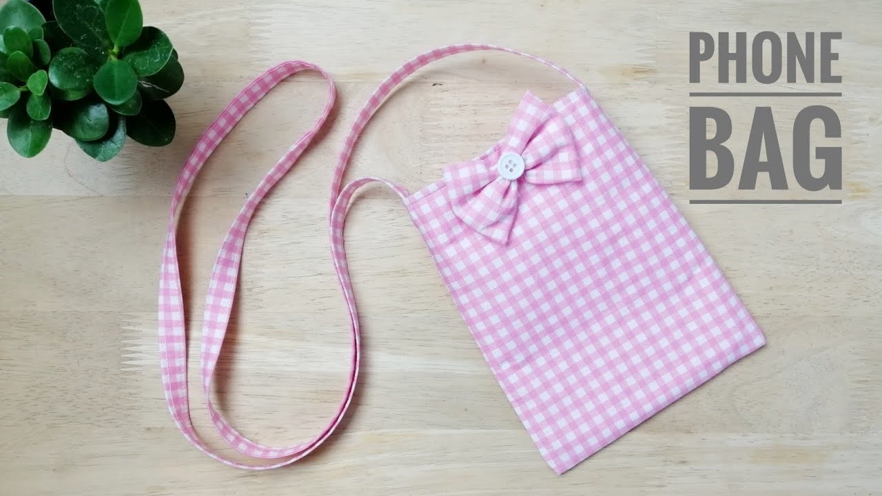 DIY Phone Bag Easy to sew phone case, suitable for all models l How to sew iphone bag  Sarapat Craft