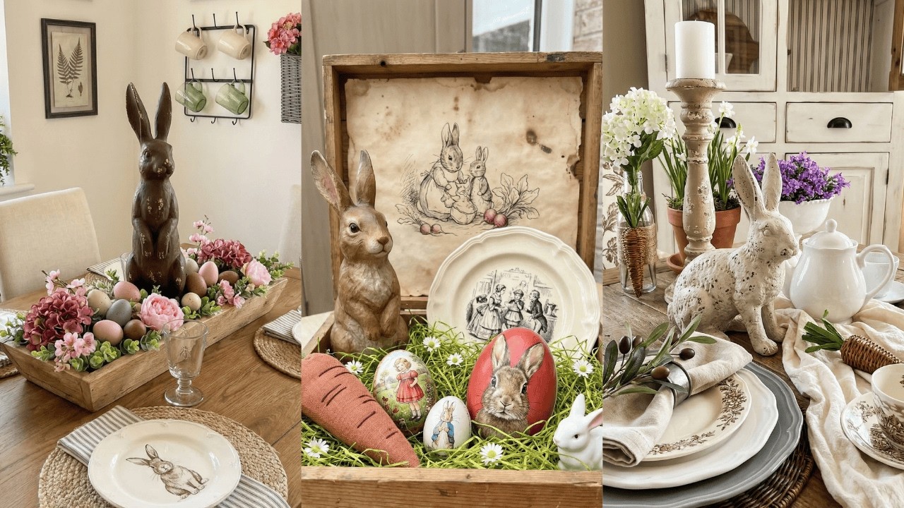 Peter Rabbit Inspired Decor & Easter Ideas | Spring Cottage Home Refresh