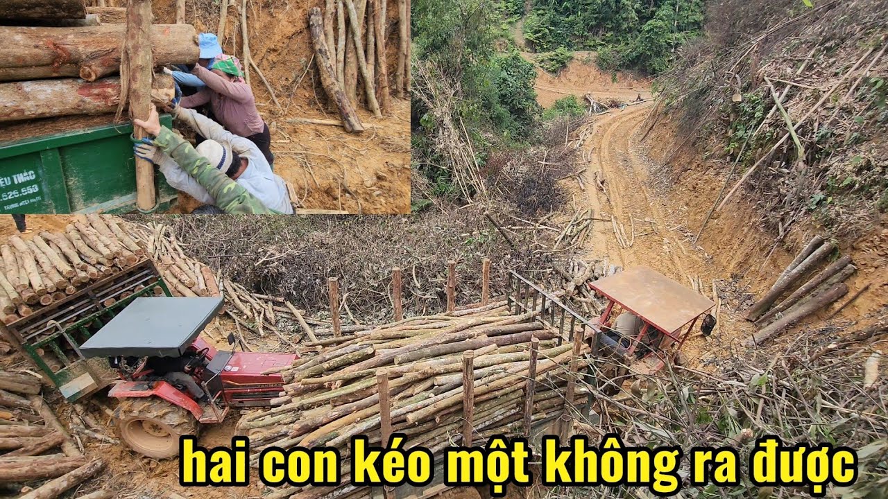 Cuộc giải cứu máy tractor mắc lầy bất thành