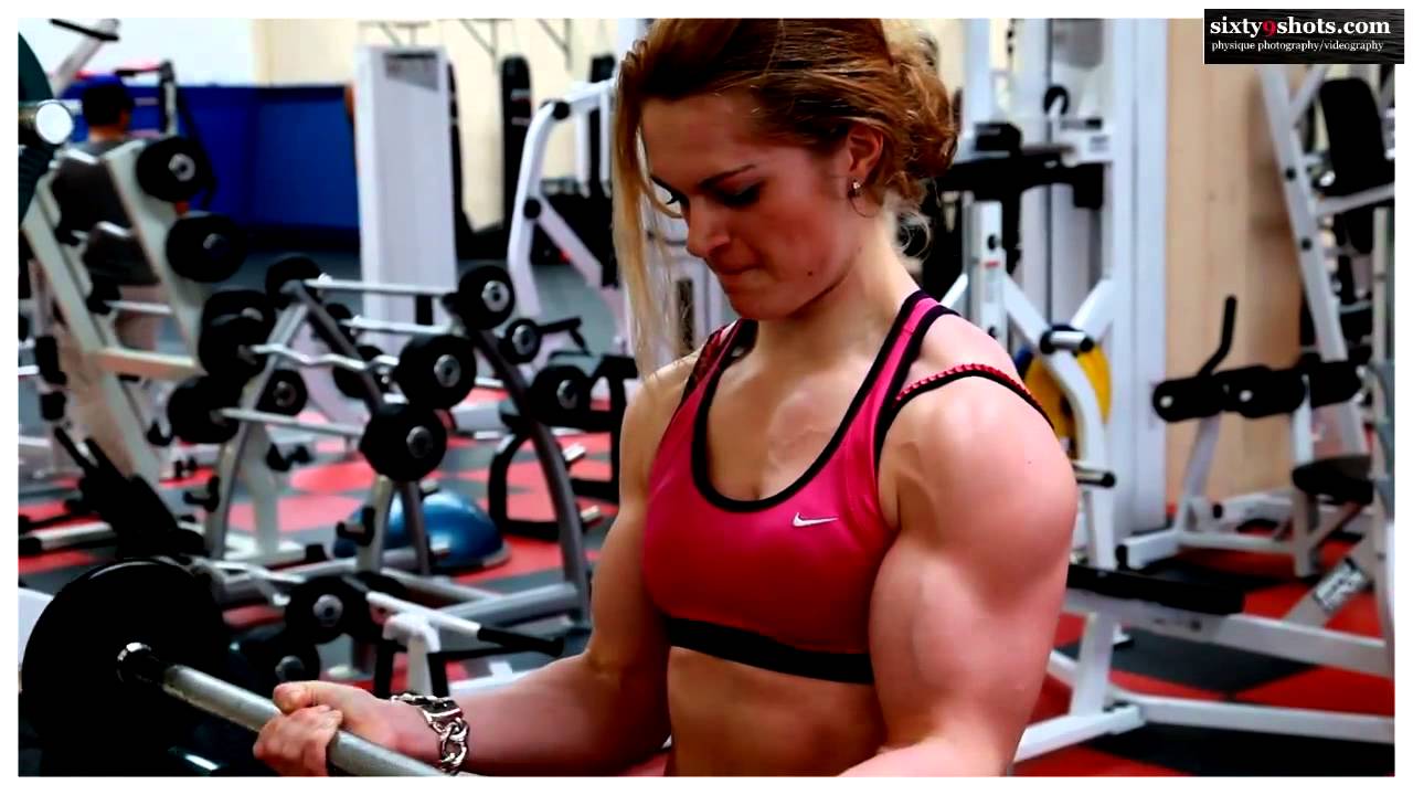 evelien training biceps   YouTube
