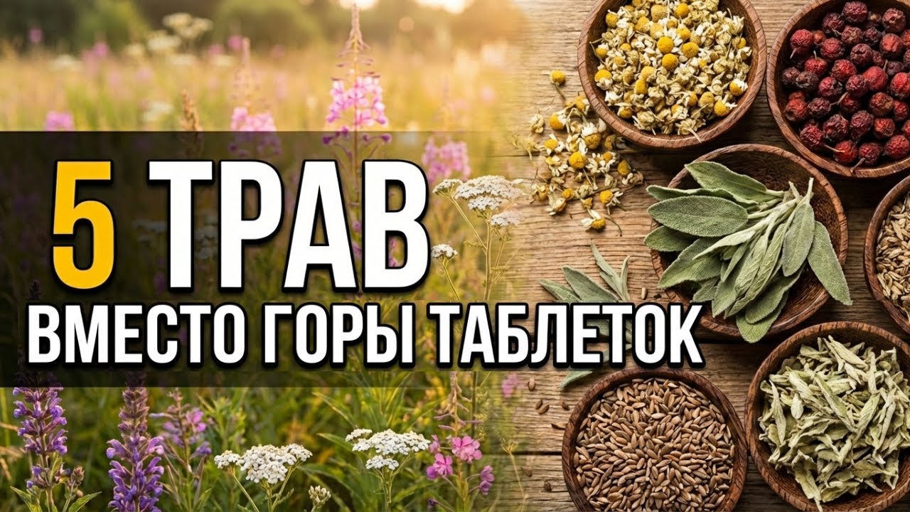 Врач: эти травы могут заменить таблетки! Это важно знать, если вам больше 60 лет!