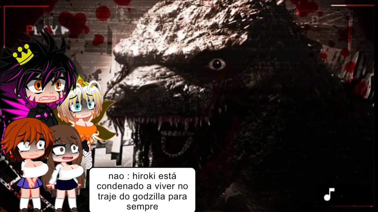 (NTR) kokujin no tenkousei e godzilla e Mothra reagir rap condenado a viver Godzilla horror (hiroki)