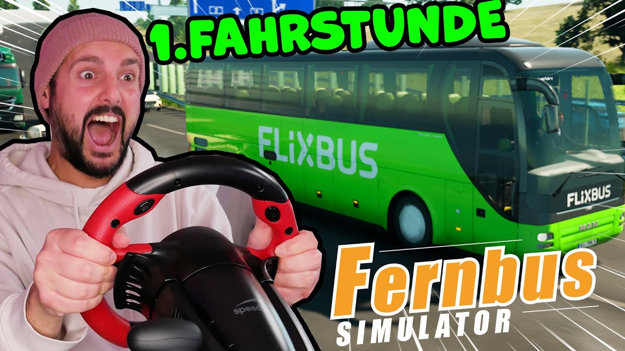 Ich arbeite 1 TAG ALS BUSFAHRER BEIM FERNBUS SIMULATOR (mit Lenkrad)! Schlimmste Reise jemals...