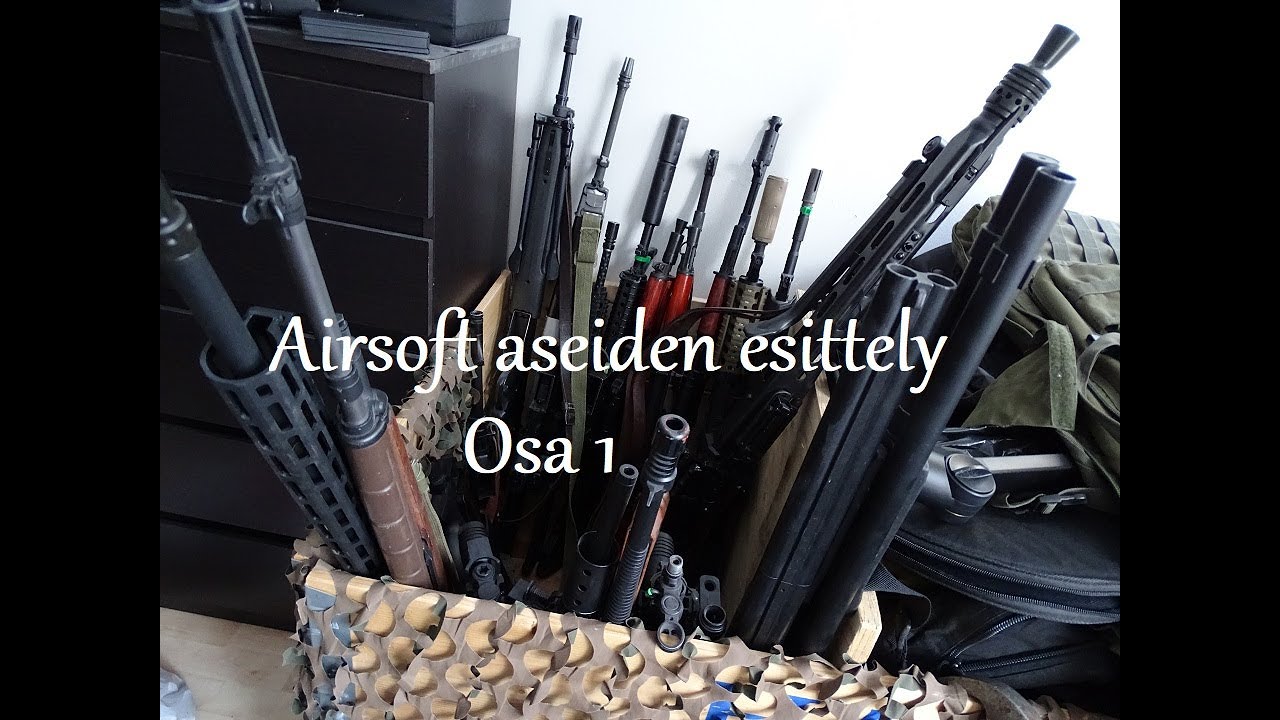 Airsoft aseiden esittely osa 1