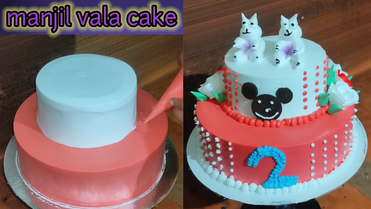 2 Tier pineapple cake bina aande vala bekars shop birthday cake Dutch cake fancy material make this