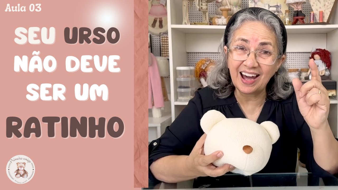 Como pintar o rostinho do urso de pelúcia! Artesanato de alto padrão para fazer em casa