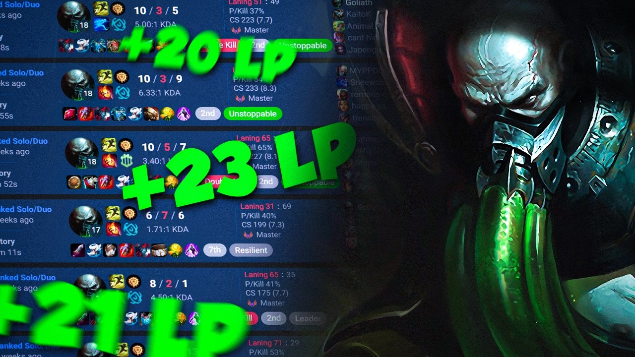 I CAN'T STOP WINNING WITH URGOT TOP...