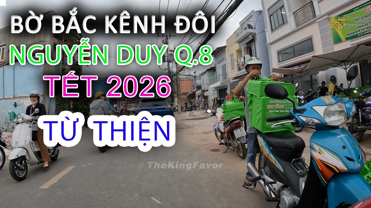 Bất ngờ Gặp Công ty lớn Phát Từ Thiện BỜ BẮC KÊNH ĐÔI Bến NGUYỄN DUY Quận 8 - Sài Gòn ngày nay