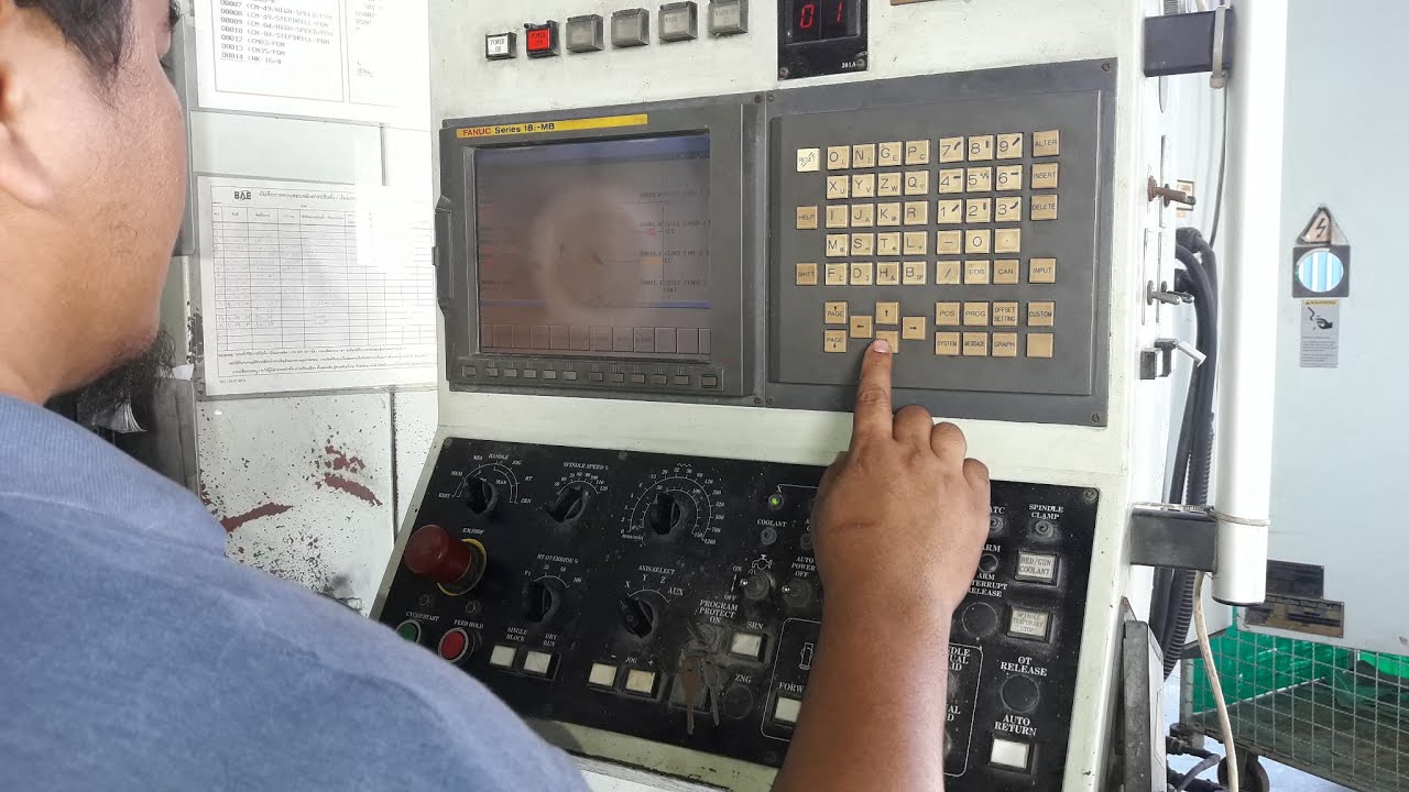 ซ่อมเครื่อง CNC Alarm 750 , 5136 Control Fanuc  18i MB