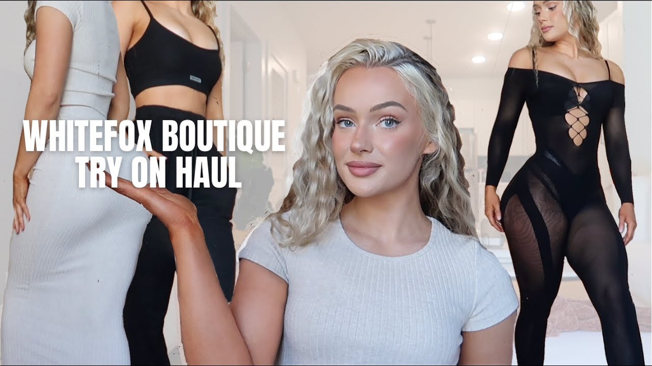 HUGE WHITEFOX BOUTIQUE FALL CLOTHING TRY ON HAUL | Cute trendy Pinterest pieces, discount code
